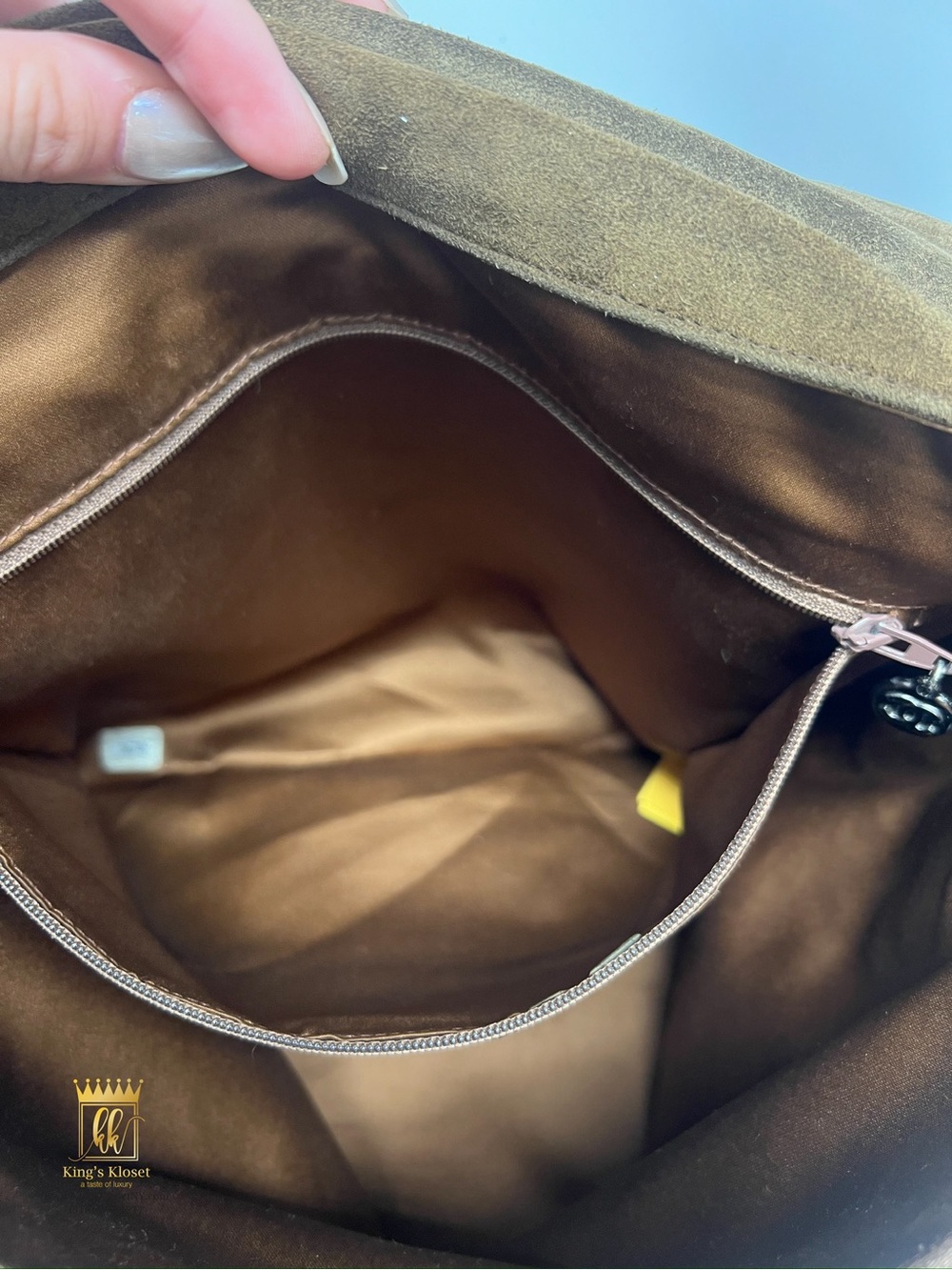 Chanel Suede Messenger Bag - Picture 13 of 16
